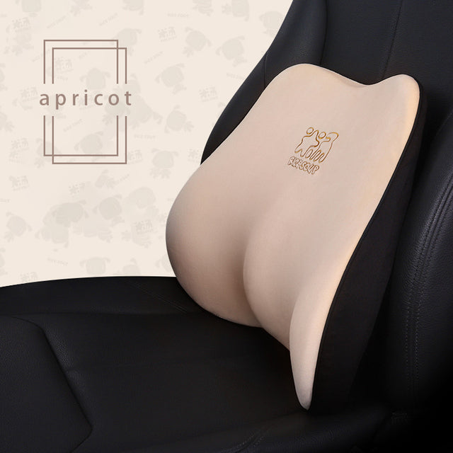 Car Seat Ergonomic Lumbar Support Pillow