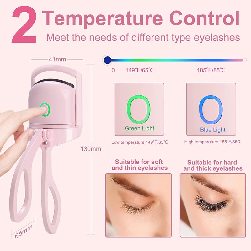 Portable Heated Eyelash Curler